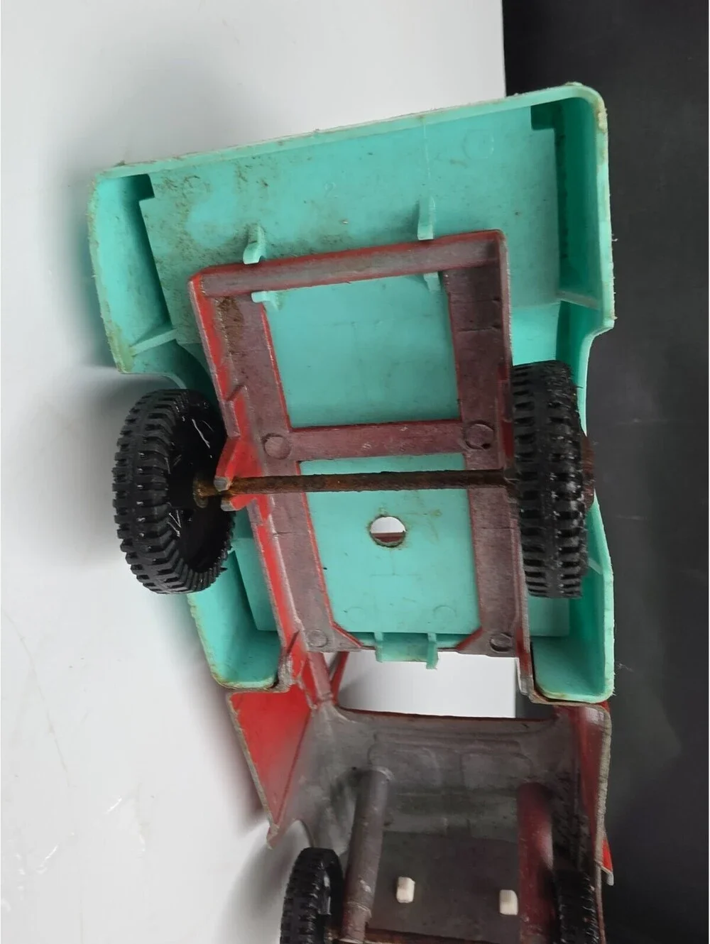 Vintage Tootsie Toy Ford Pick Up Truck RED & BLUE 8
